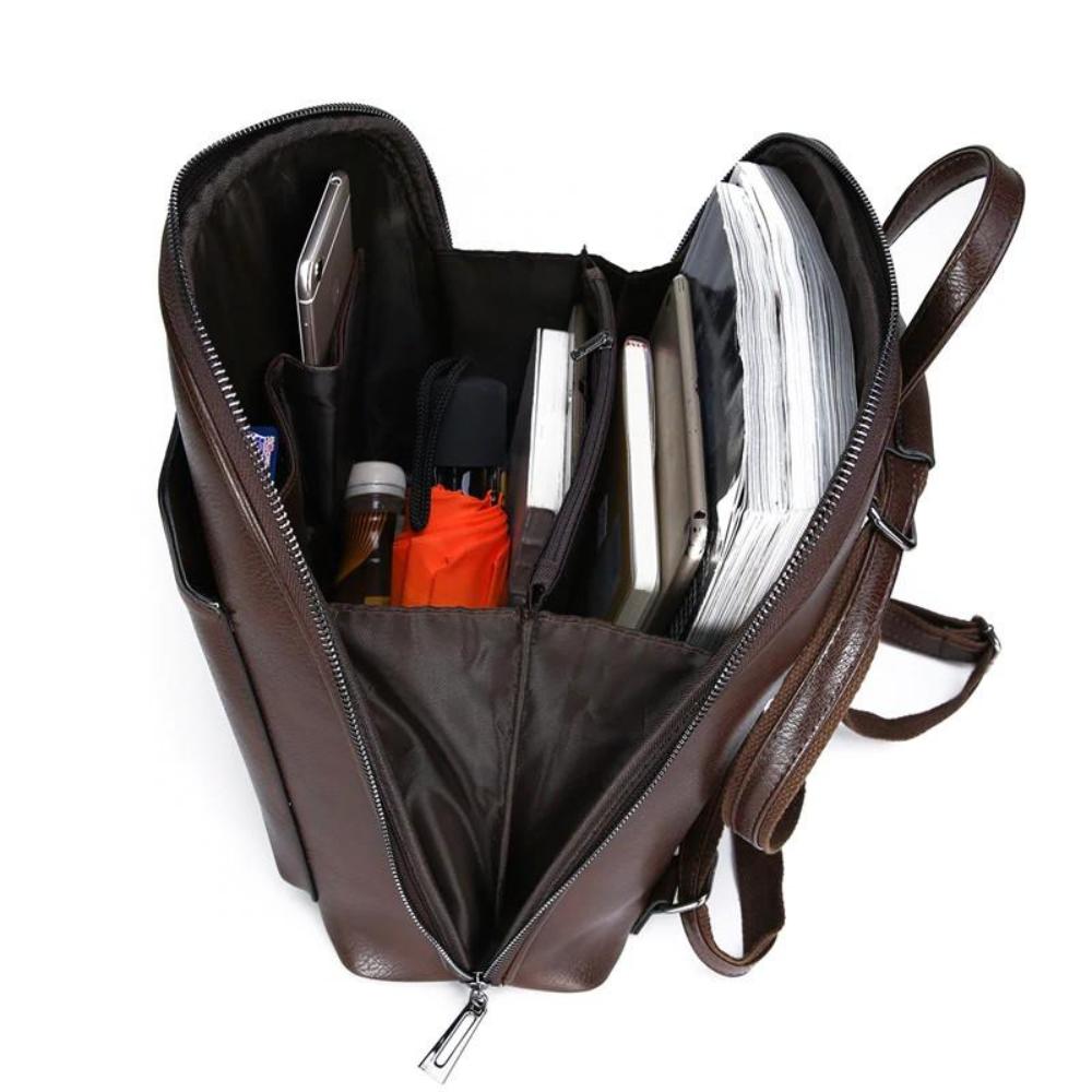 Saskia – Sac à dos à double poche classique