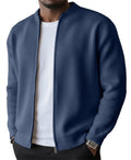 Cardigan zippé côtelé DONACCI