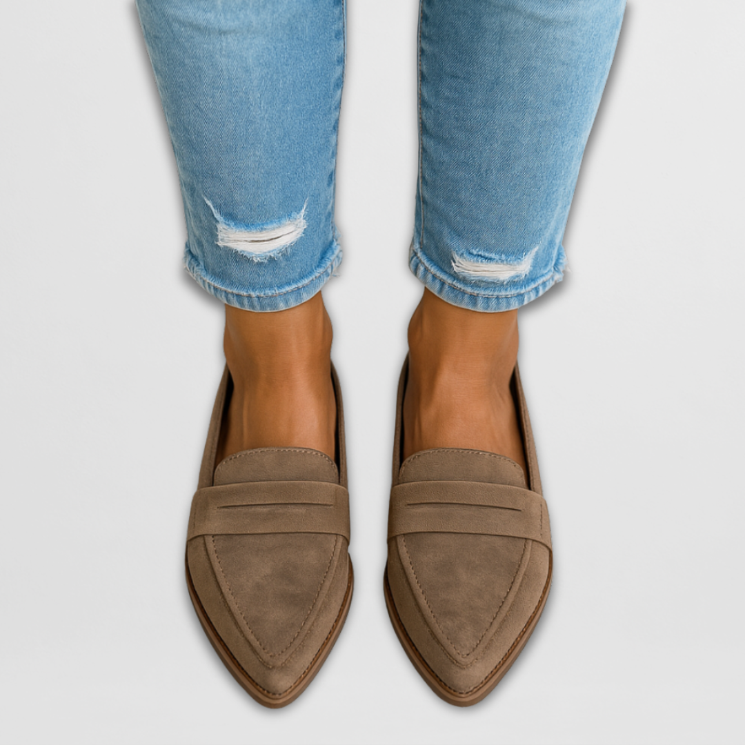 Margot - Chaussons en daim confortables