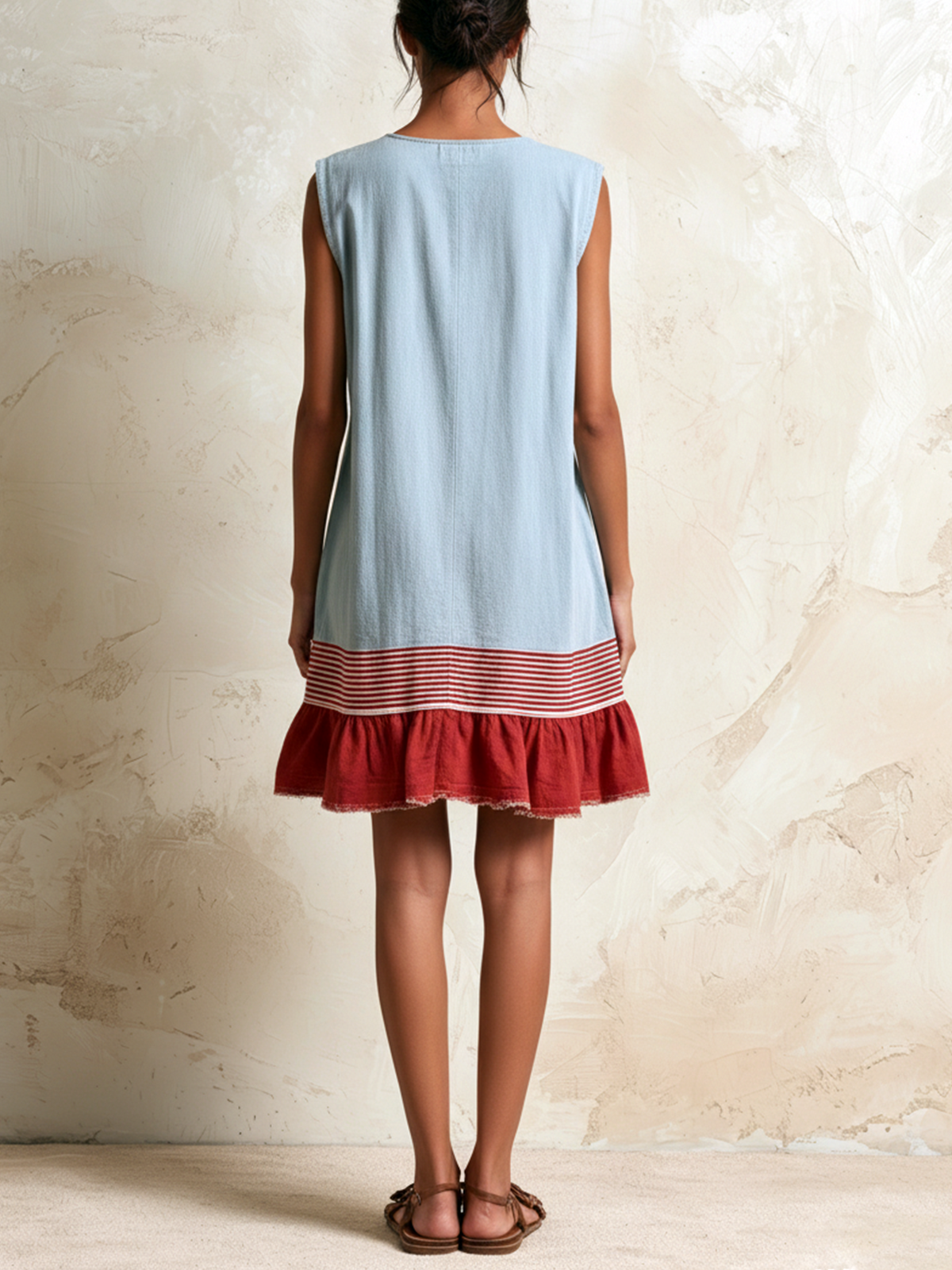 Cecile | Robe tunique avec volants