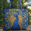 Sac fait main avec paon