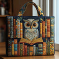 Sac fait main avec motif de hibou