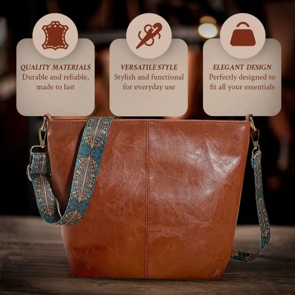 Greta – Sac à bandoulière en cuir vintage