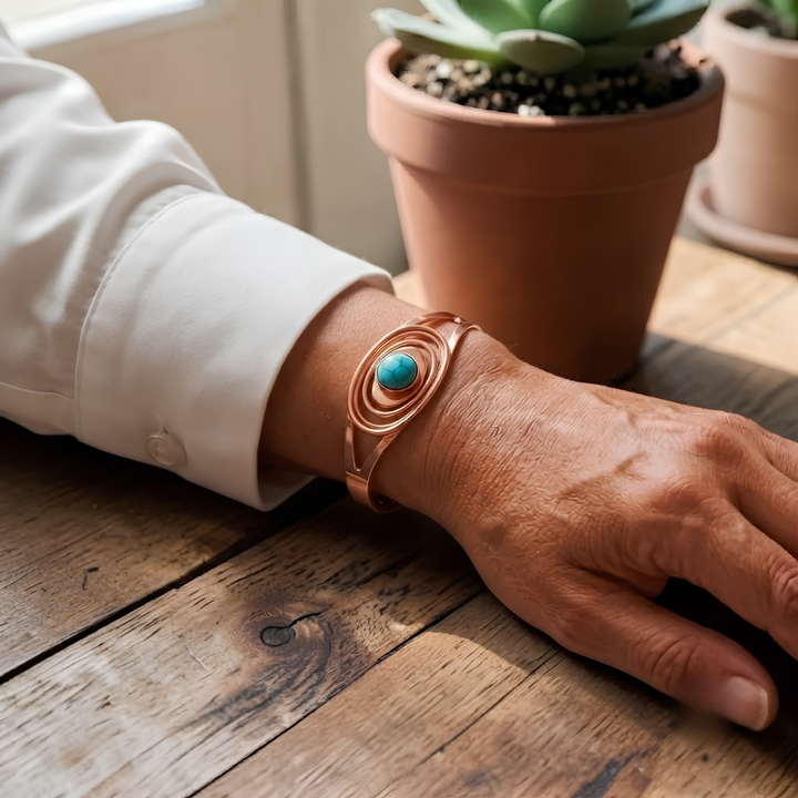 Bracelet en cuivre perlé – Aveloire Paris