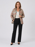 AVELOIRE | Veste matelassée Damas terracotta Pauline