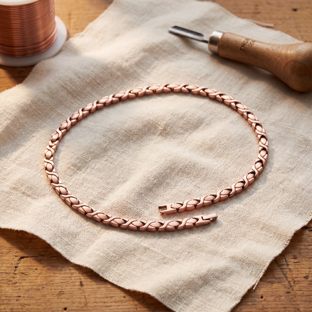 Collier en cuivre de cèdre – Aveloire Paris