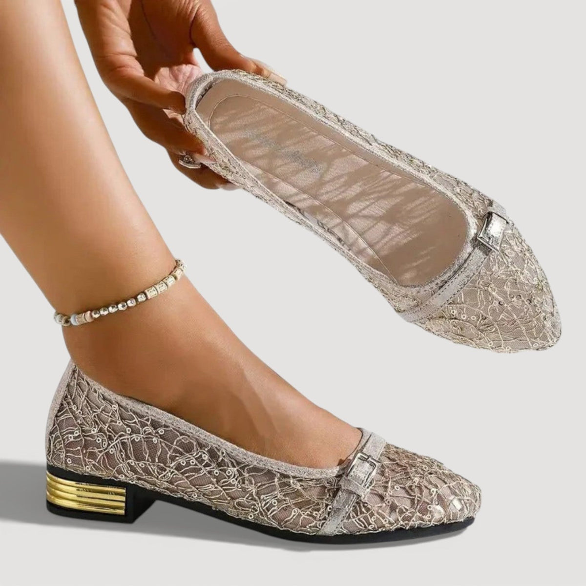 LAINE – TALONS BAS DÉCONTRACTÉS
