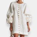 Marcelle | Robe à relief floral
