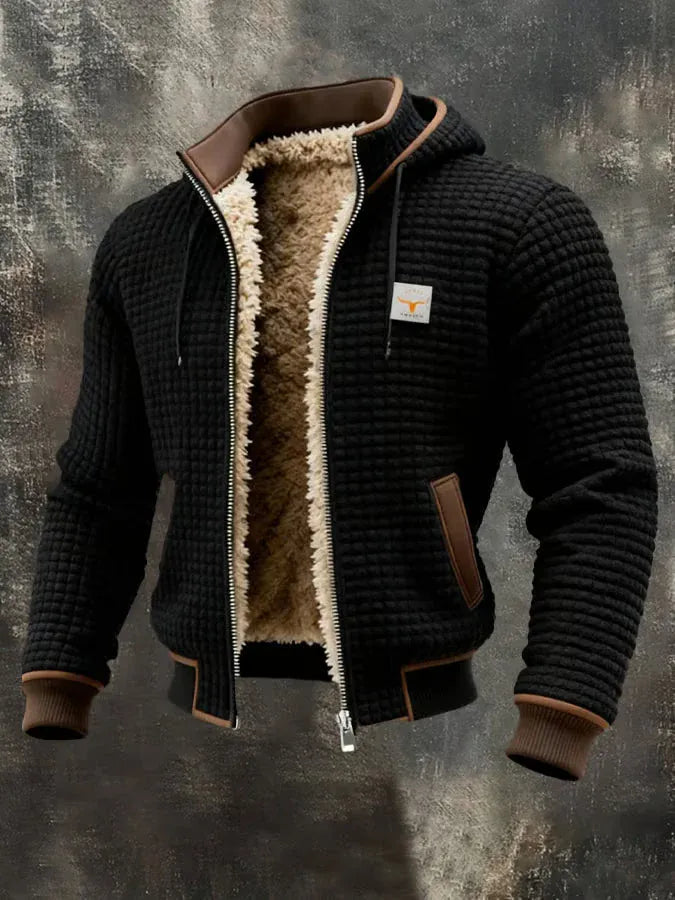 Veste Waffle Doublée Sherpa DONACCI