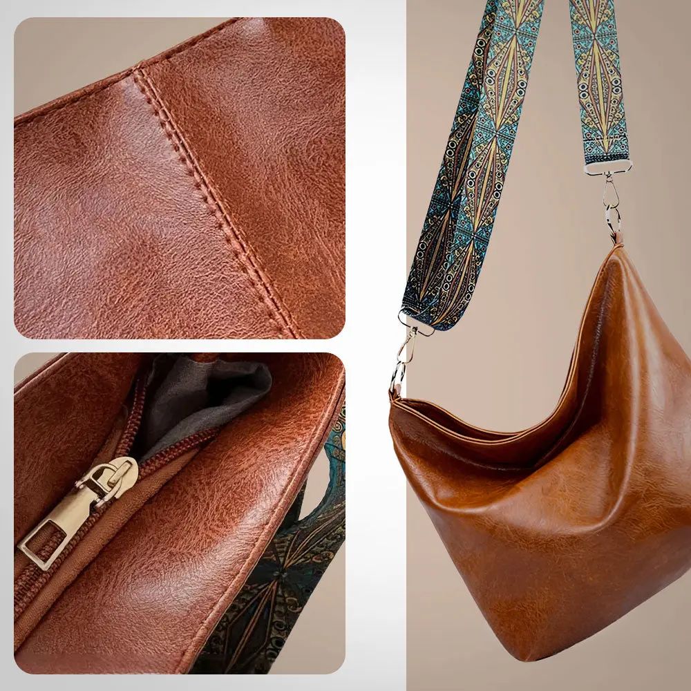 Greta – Sac à bandoulière en cuir vintage