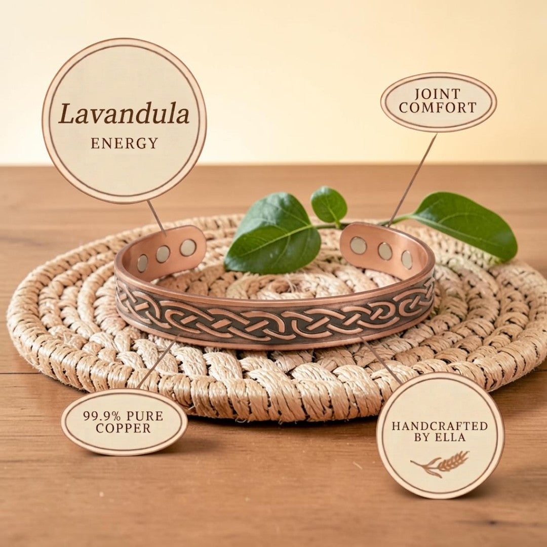 Bracelet en cuivre Lavandula – Aveloire Paris
