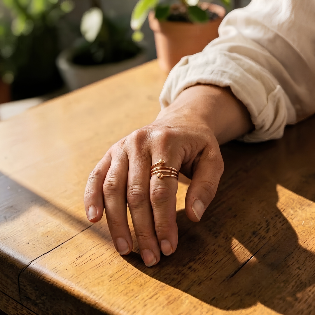 Bague en Cuivre Silt Or – Aveloire Paris