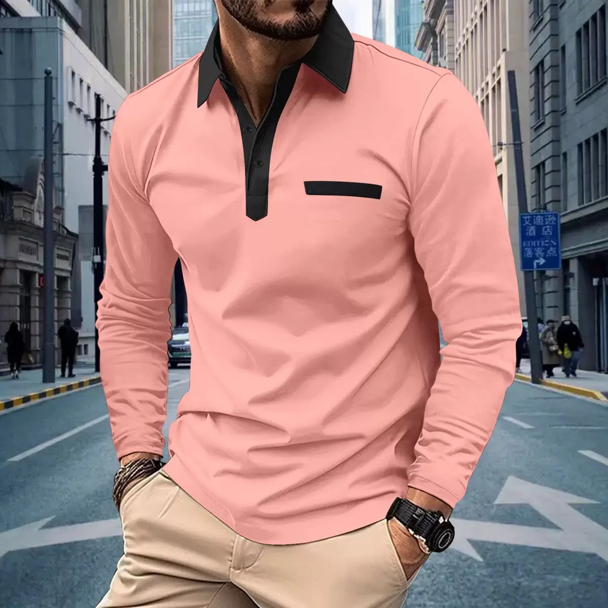 Weston | Polo avec col contrasté
