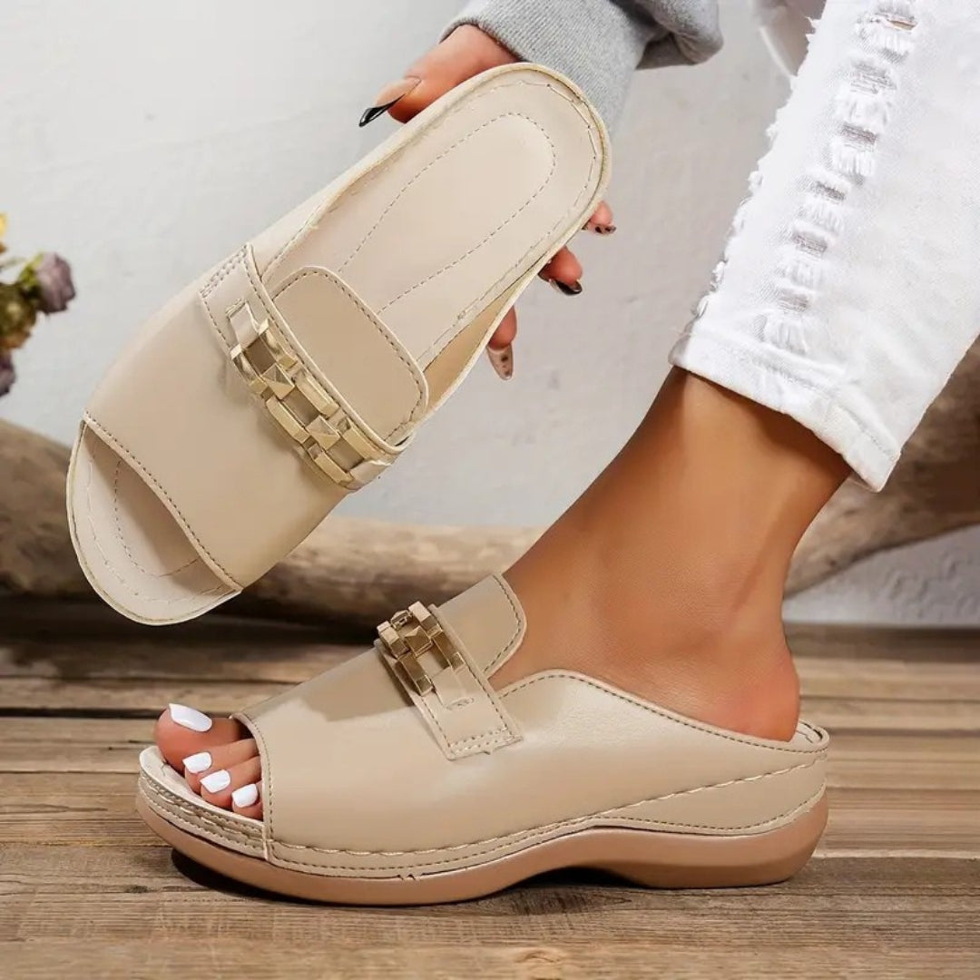 Edith™ | Sandales à Boucle Confortables