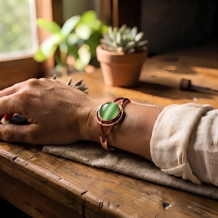Bracelet en cuivre vert – Aveloire Paris