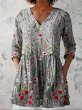 Amelie | Chemise longue avec décolleté en V