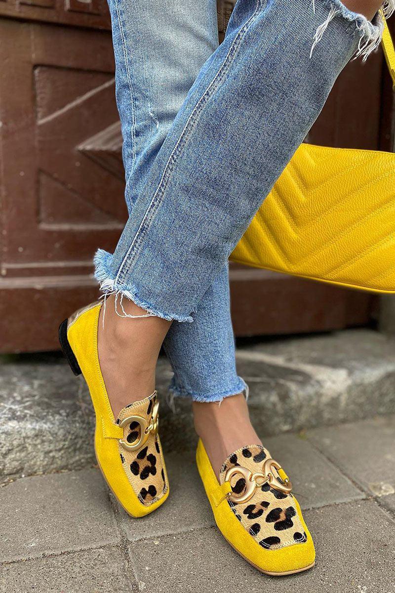 Caia™ - Mocassins à motif léopard