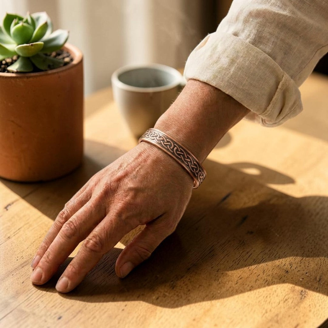 Bracelet en cuivre Lavandula – Aveloire Paris