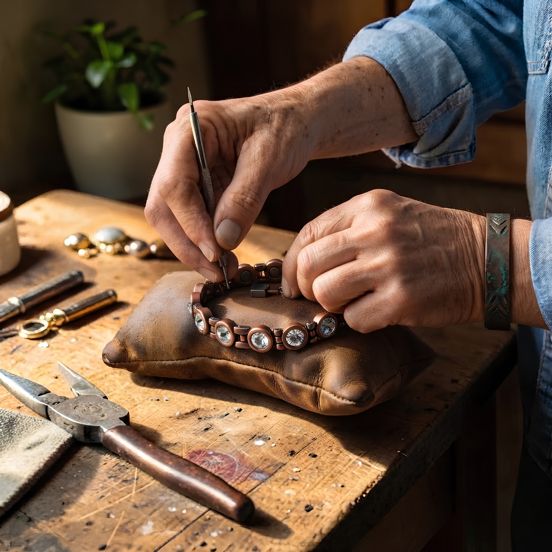 Bracelet en cuivre grand Ember – Aveloire Paris
