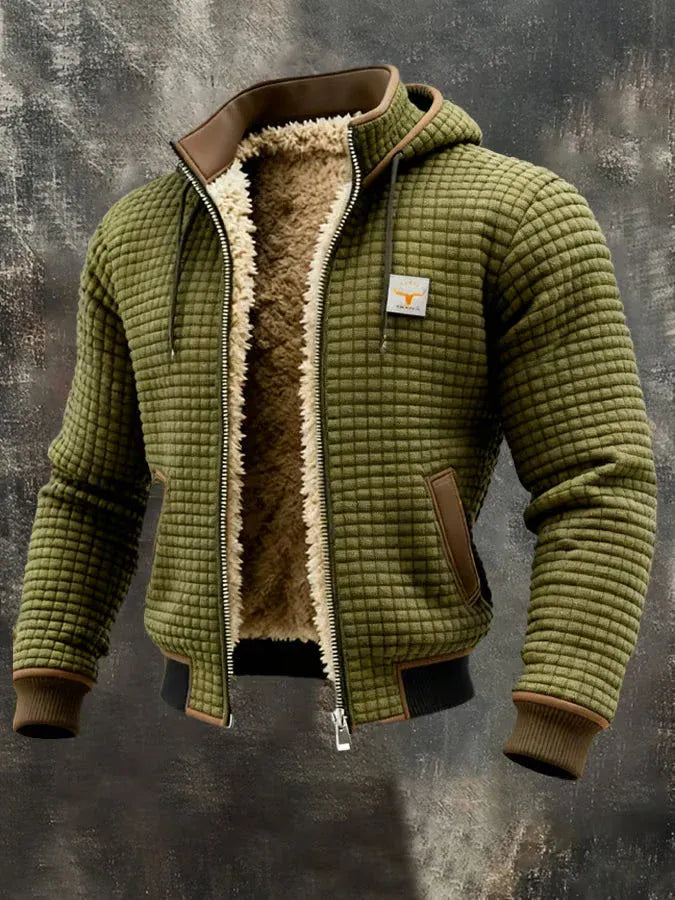 Veste Waffle Doublée Sherpa DONACCI