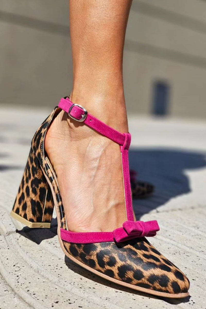 Helen™ - Talons à motif léopard