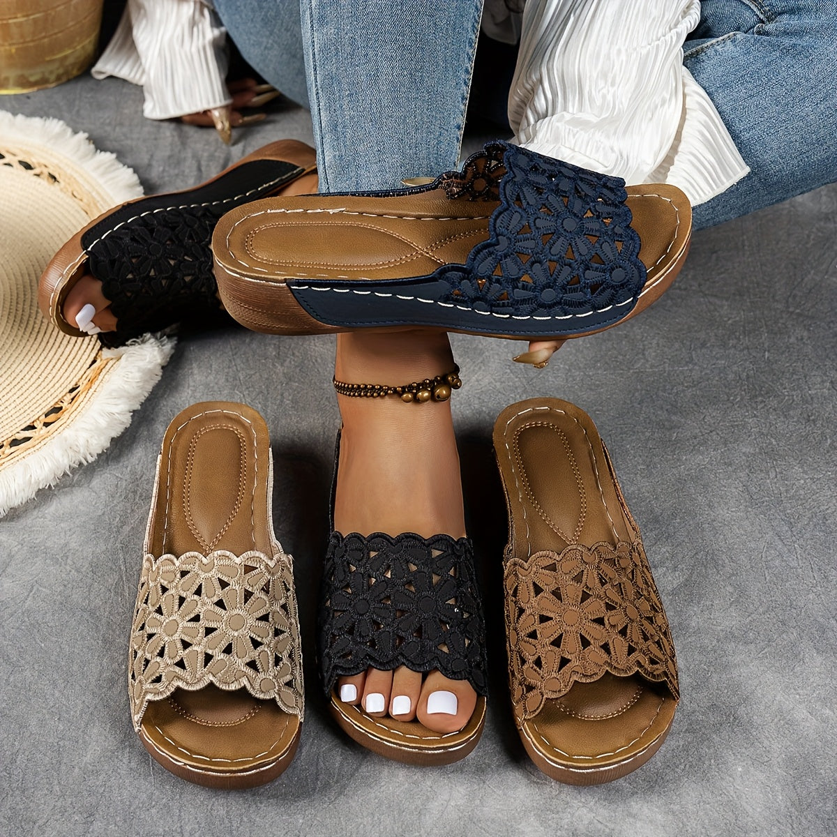 Bailey™ | Sandales Stylées et Confortables
