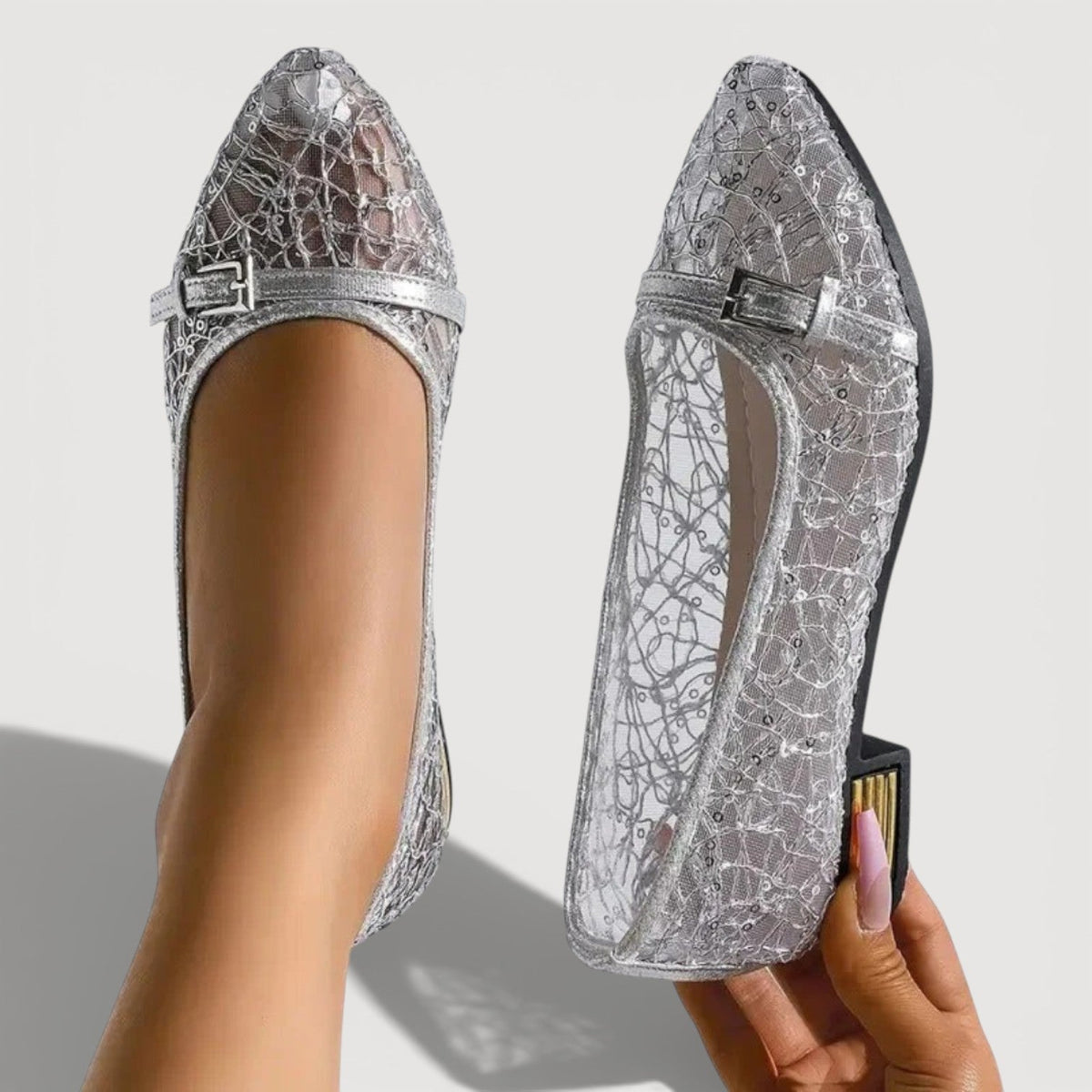 LAINE – TALONS BAS DÉCONTRACTÉS