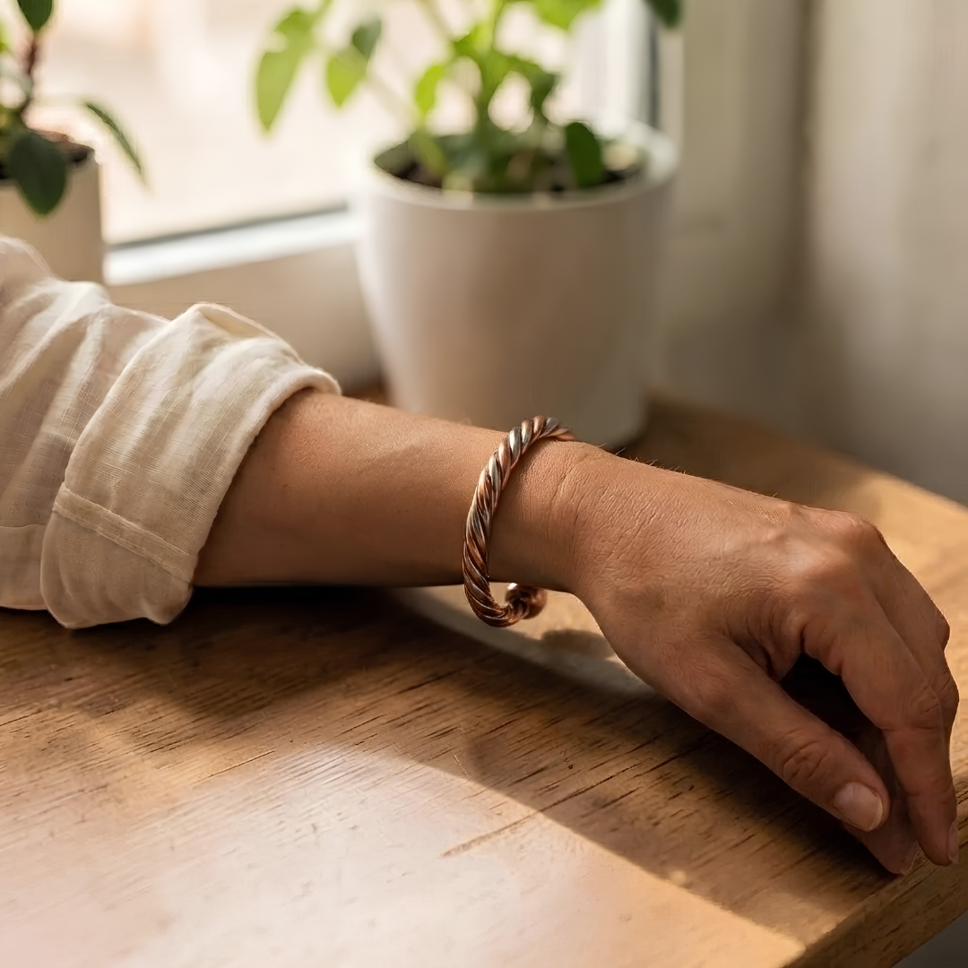 Bracelet en cuivre Twino – Aveloire Paris