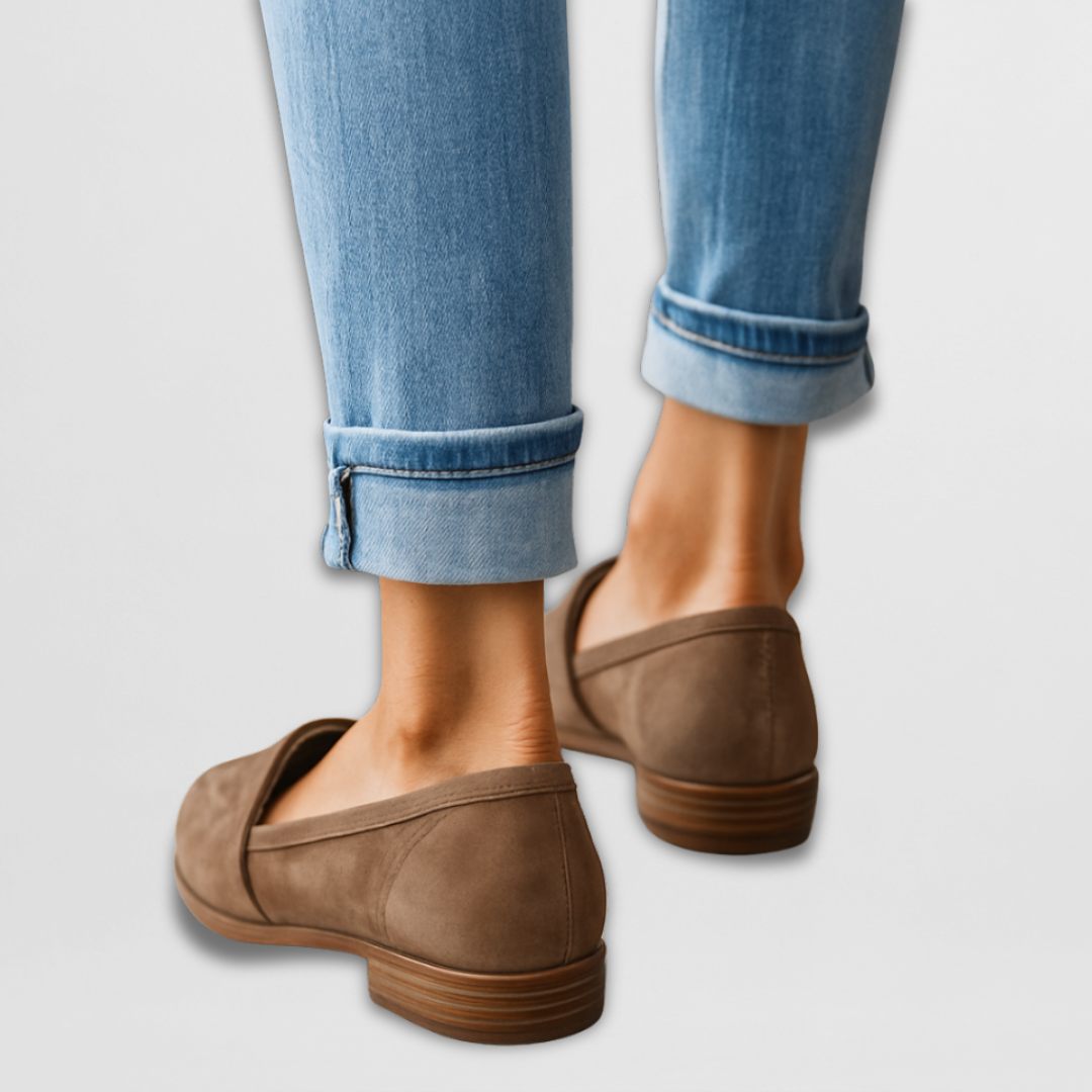 Margot - Chaussons en daim confortables