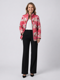 AVELOIRE | Veste matelassée roses poudrées Christine