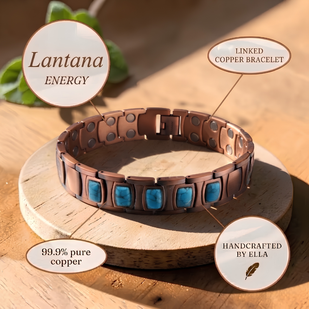 Bracelet en cuivre grand modèle Lantana – Aveloire Paris