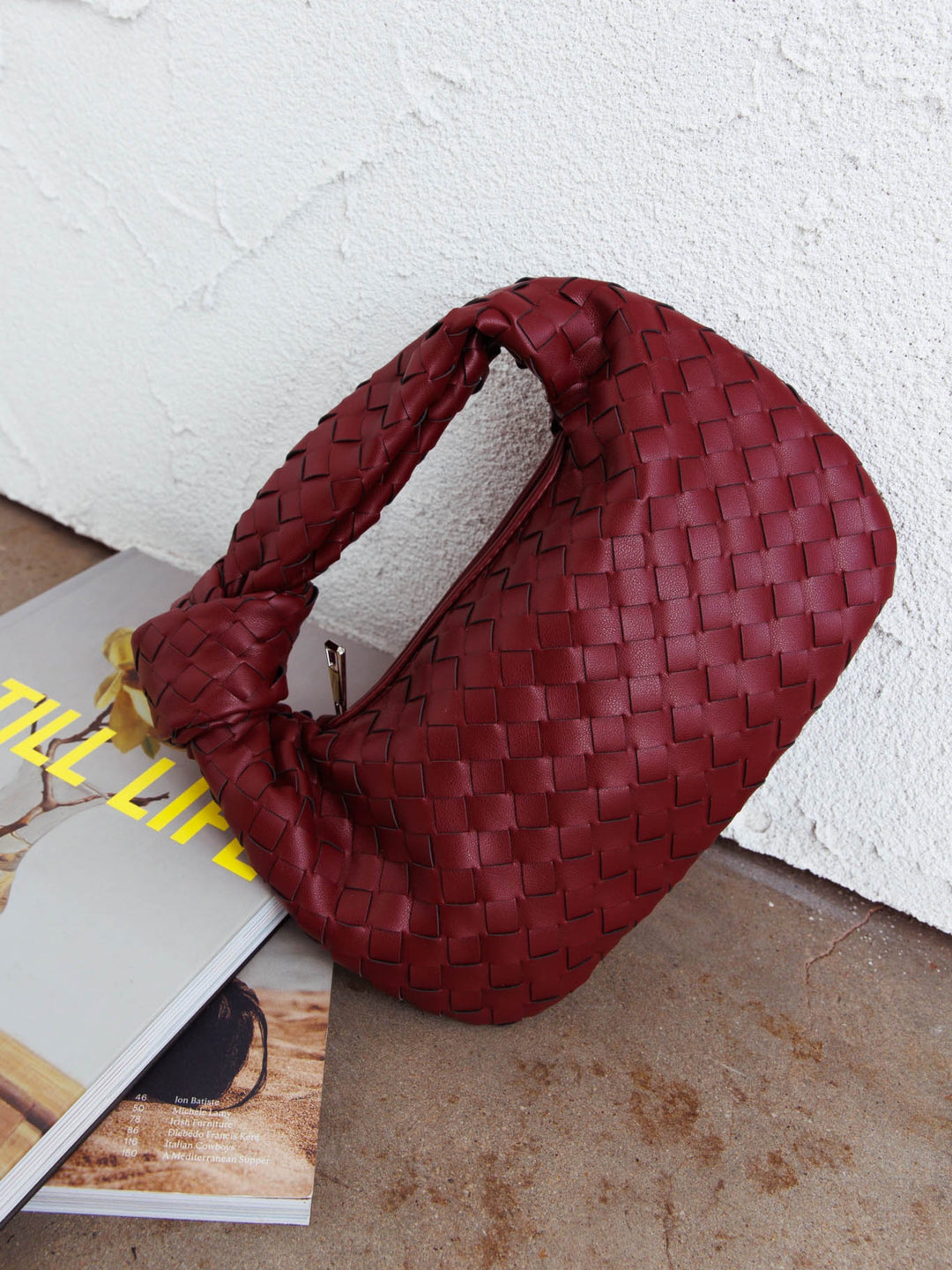 Sac à main mini tressé souci