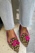 Asma™ - Chaussures plates à motif léopard