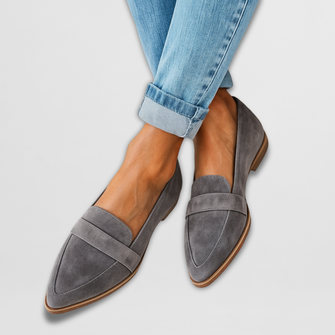Margot - Chaussons en daim confortables