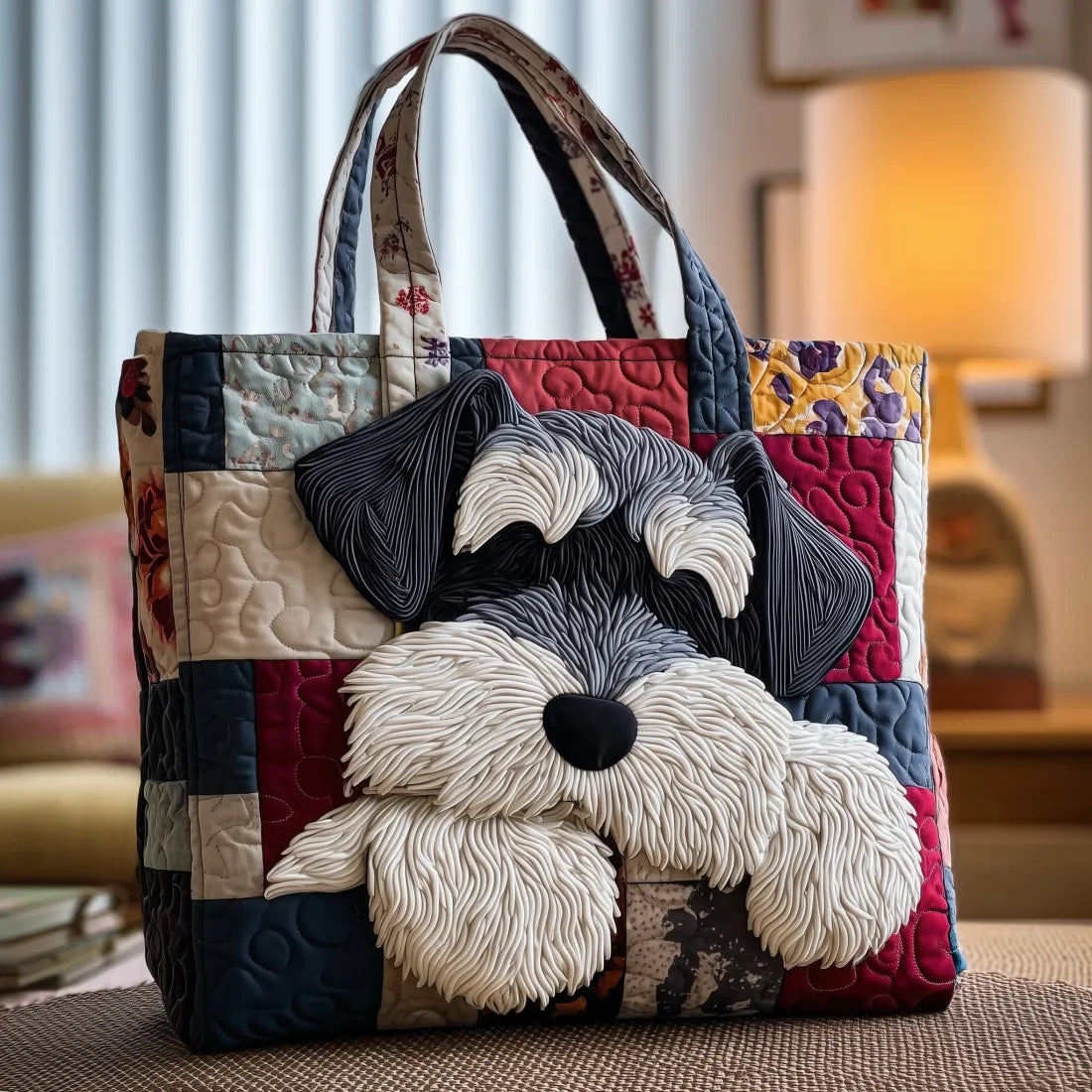 Sac fait main avec Schnauzer
