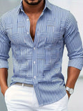 Emerson | Chemise à rayures vintage à manches longues