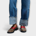 Sabine - Mocassins à motif léopard