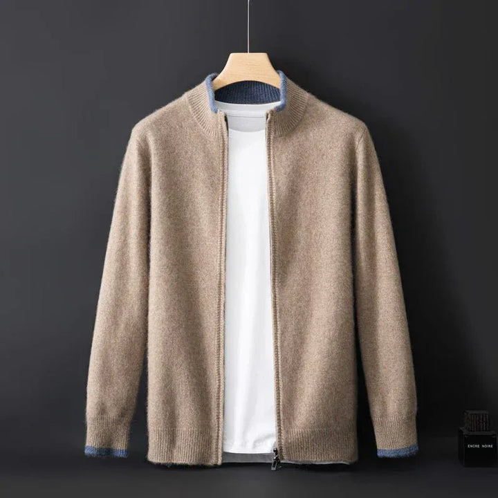 Veste zippée en cachemire DONACCI