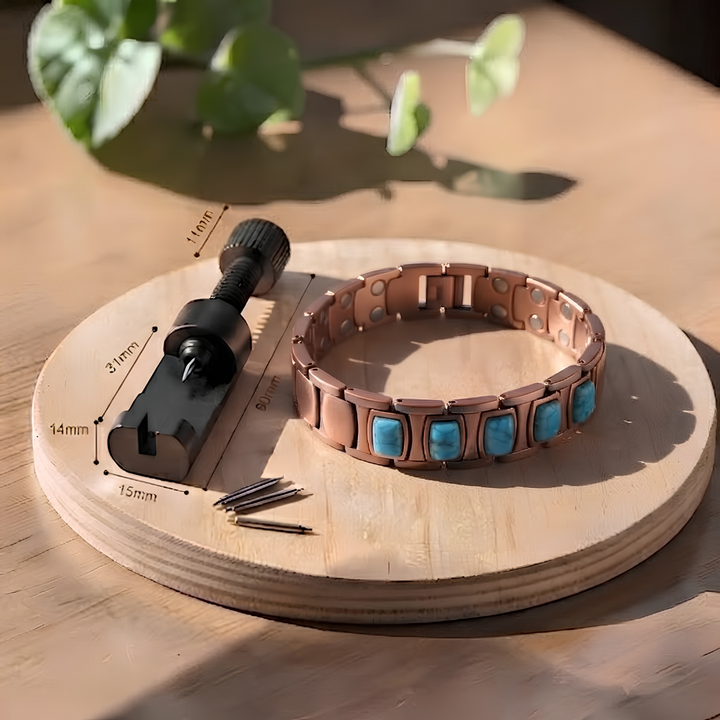 Bracelet en cuivre grand modèle Lantana – Aveloire Paris