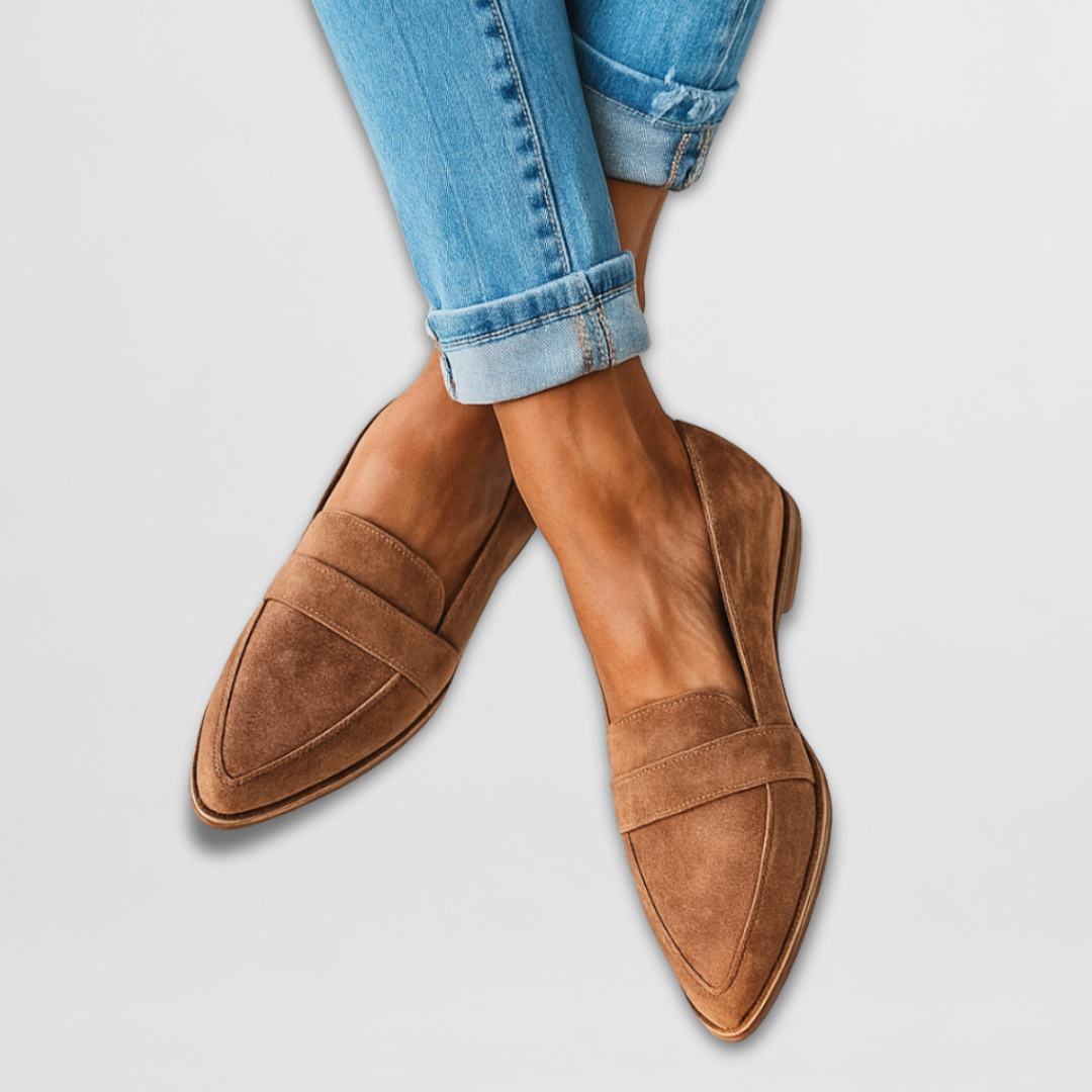 Margot - Chaussons en daim confortables