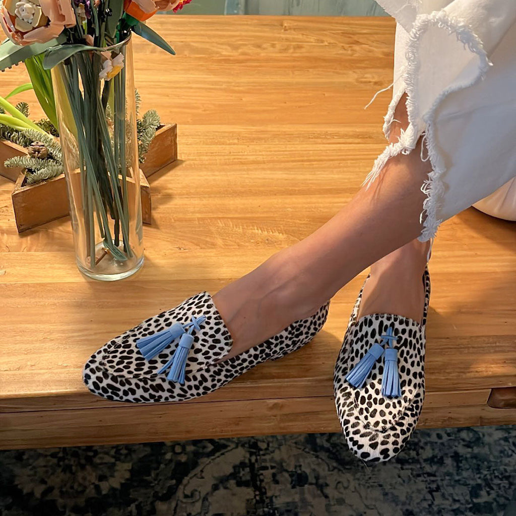 Doris™ - Mocassin avec franges et motif