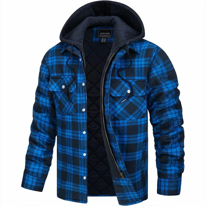 Mænds Ternet Flannel Jakke