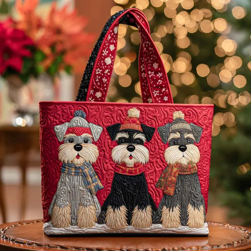 Sac fait main avec Schnauzer