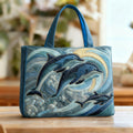 Sac fait main avec dauphin