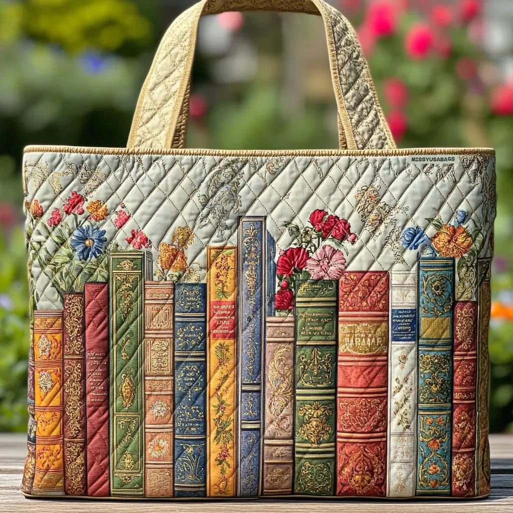 Sac fait main avec bibliothèque