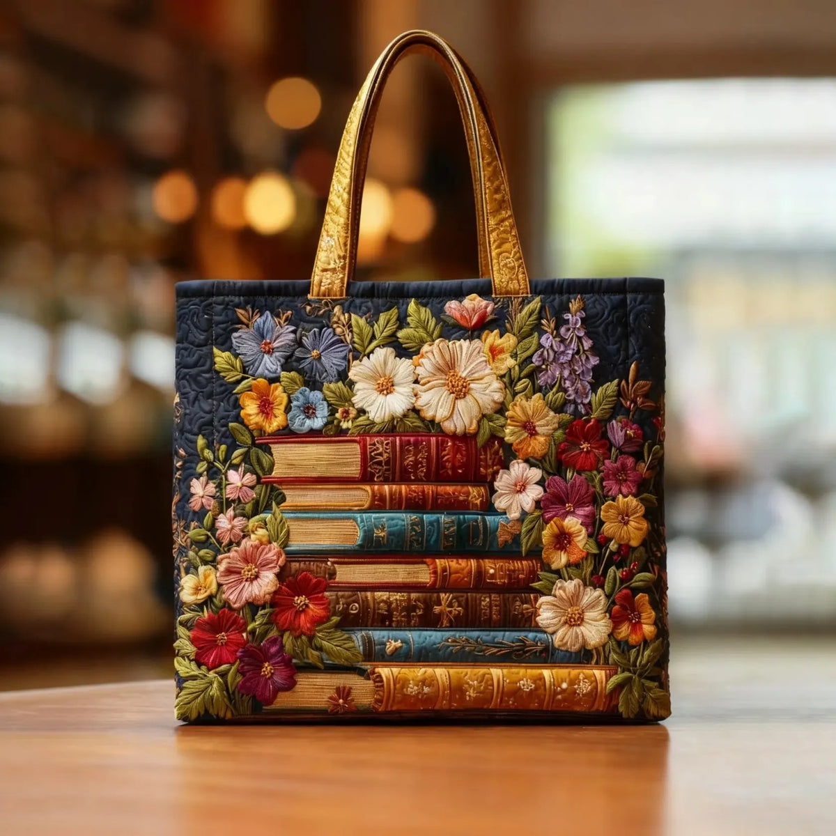 Sac fait main avec motif floral