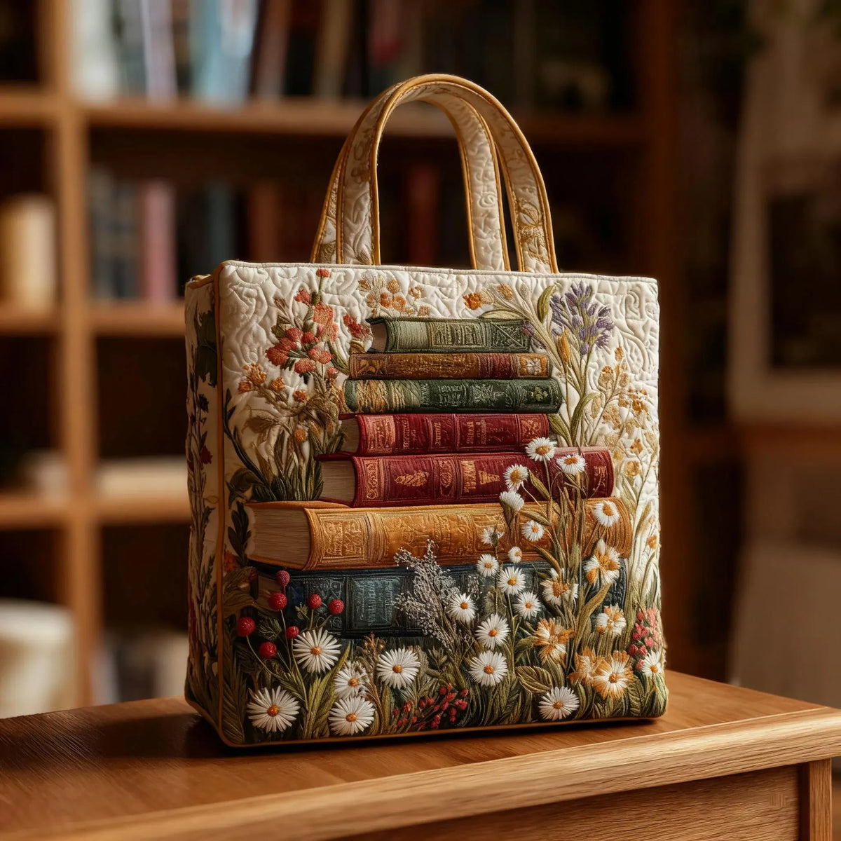 Sac fait main avec motif floral