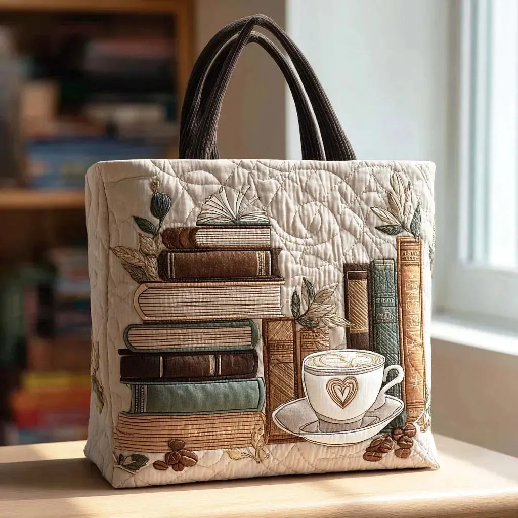 Sac fait main avec design café