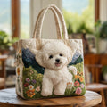 Sac fait main avec motif de chien