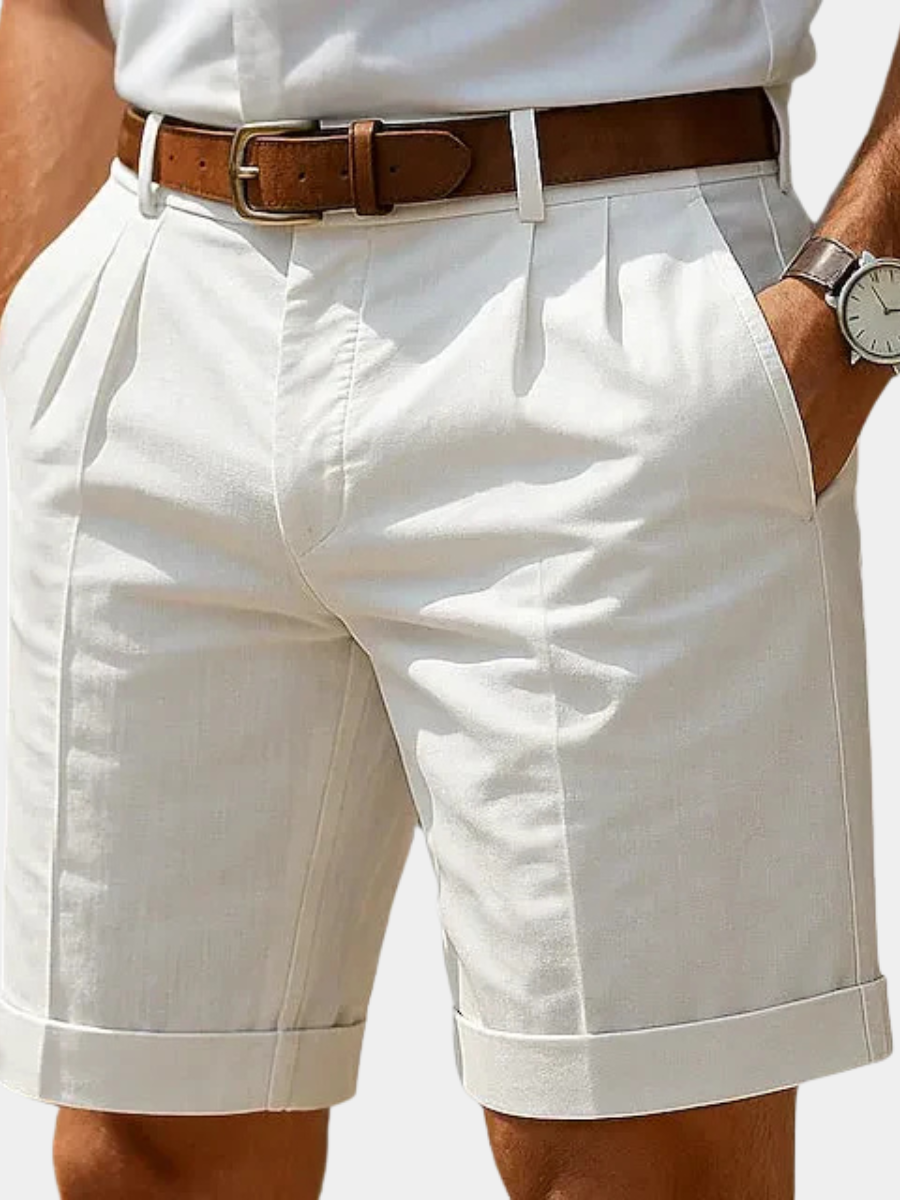 Enzo | Shorts d'été luxueux et pliés
